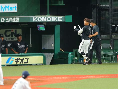 西武松本航が危険球で退場 ロッテ中村奨に頭部死球 プロ野球写真ニュース 日刊スポーツ