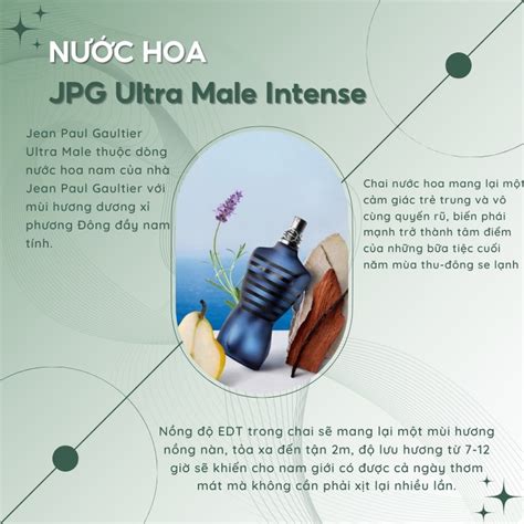 nước hoa nam ultra male jean paul gaultier là lựa chọn hoàn hảo để thể