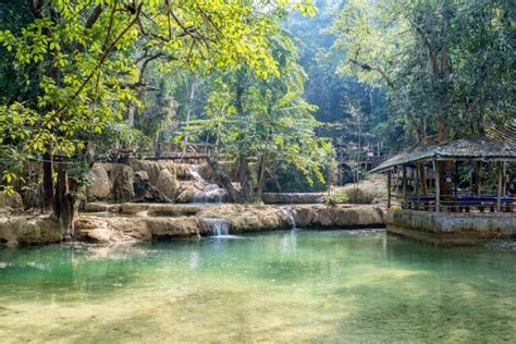 Visiting Tad Sae Waterfall in Luang Prabang in Laos | Yoga, Wine & Travel