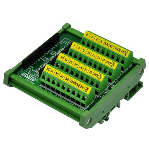 Din Rail Mount Screw Terminal Block Breakout Module Board For Esp