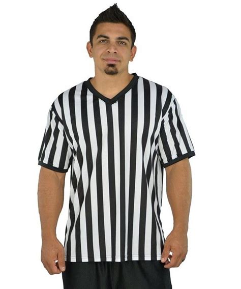 Mens Referee Shirts V Neck Style Perfect Ref Shirt For Officials