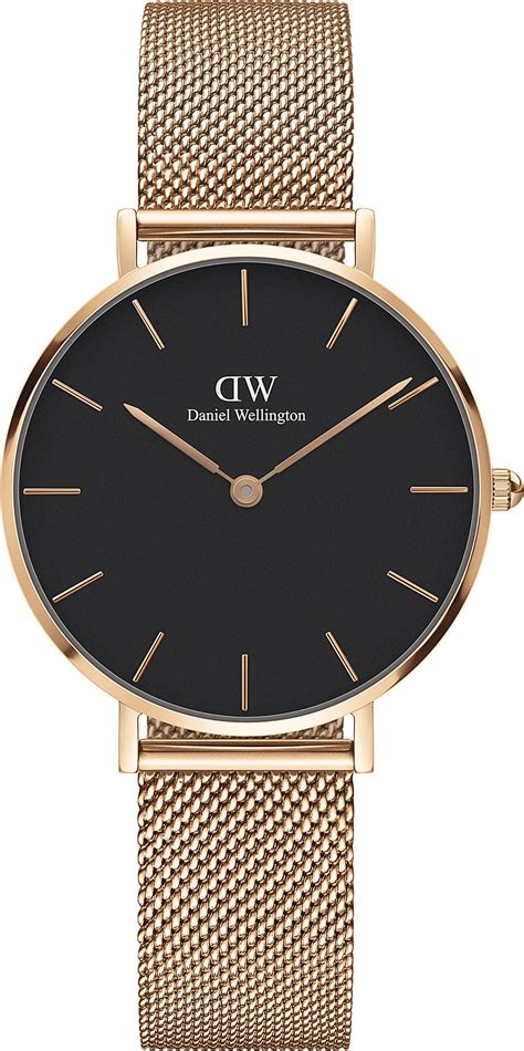 Daniel Wellington Womens Classic Petite Melrose Rose Gold Plated Watch