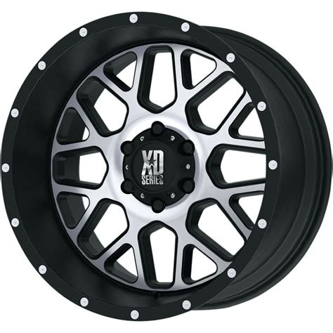 Xd Wheels Xd820 Grenade Black Machine Wheels Outlet