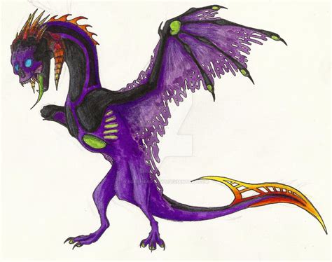 Creepy Dragon by InvaderEvi on DeviantArt