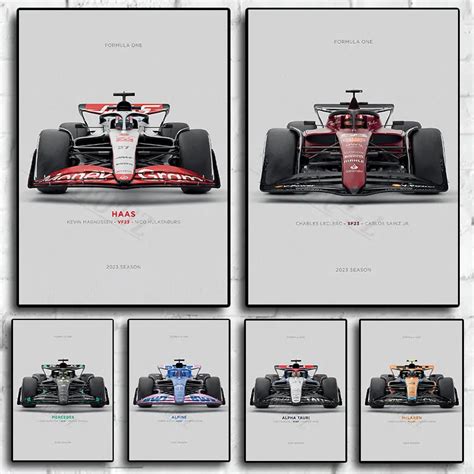 F1 2023 Car Canvas Poster – Consumed By Cars