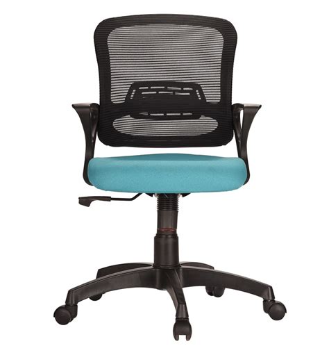 Buy Loca Breathable Mesh Ergonomic Chair In Teal Green Colour By