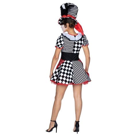 Xpar Pierrot Clown Harlekin Hof Narr Clownkost M Damen Karneval