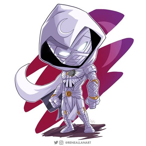 Moon Knight Chibi by reneallan on DeviantArt | Marvel cartoons, Chibi ...