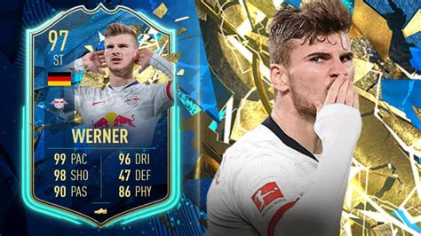 97 RATED TIMO WERNER TOTSSF REVIEW FIFA 20 ULTIMATE TEAM YouTube