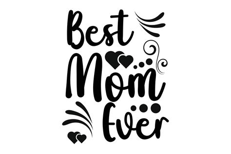 BEST MOM EVER template design 6876210 Vector Art at Vecteezy