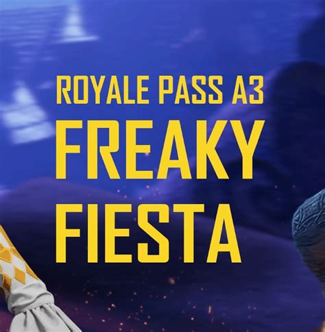 Get Your Hands On The All New BGMI A3 Royale Pass Freaky Fiesta For Free