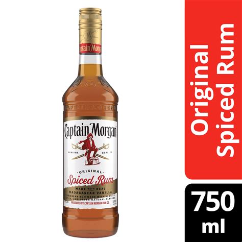 40 Captain Morgan Black Spiced Rum Nutrition Facts