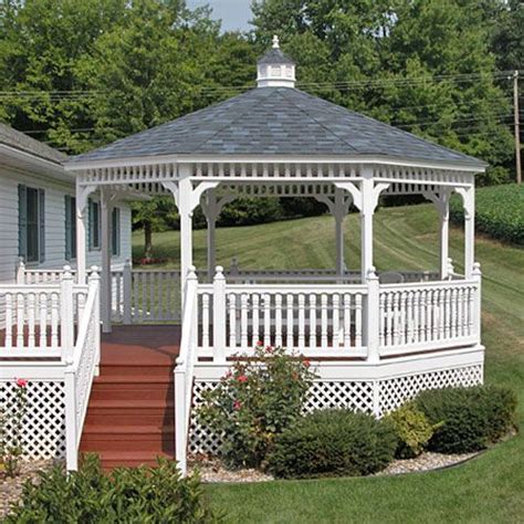 Octagon Custom Wood Gazebo Kits Country Lane Gazebos Gazebo On Deck