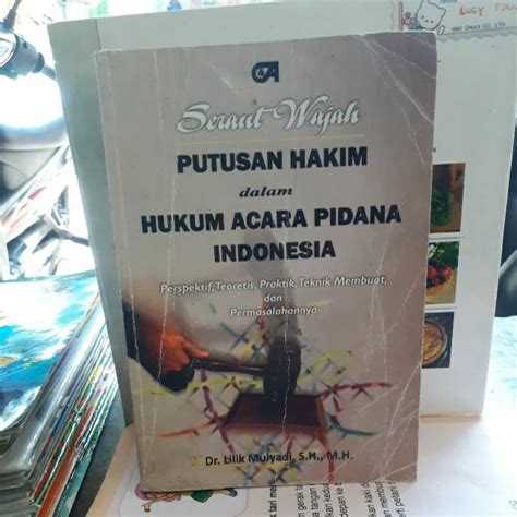 Jual Buku Original Seraut Wajah Putusan Hakim Dalam Hukum Acara Pidana