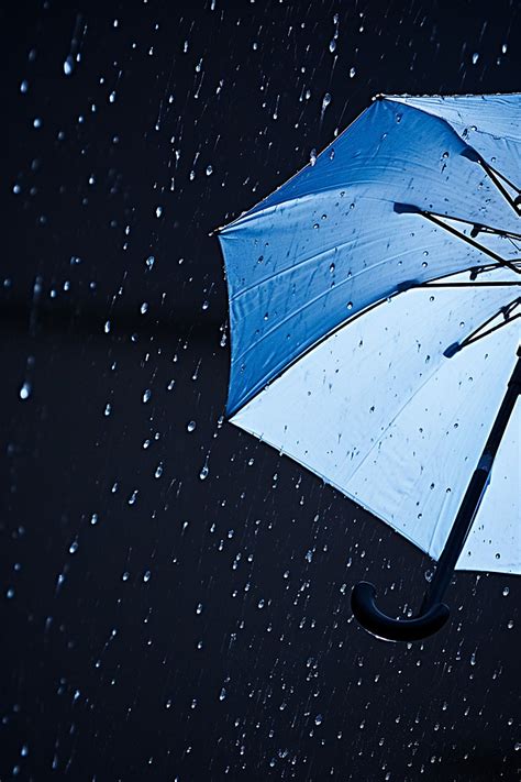 An Umbrella Falls Over As It Rains Background Wallpaper Image For Free