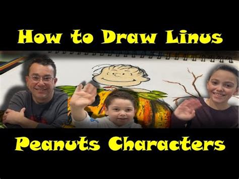 How To Draw Linus From The Peanuts Characters Youtube