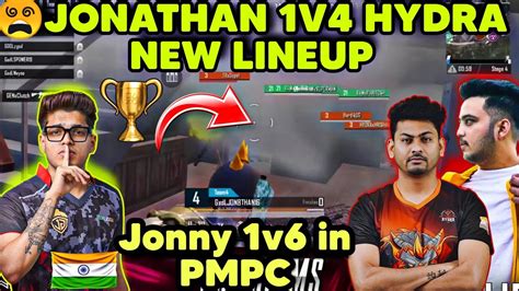 JONATHANGAMINGYT 1v4 HYDRA New LineupJonny 1v6 In PMPCHydra