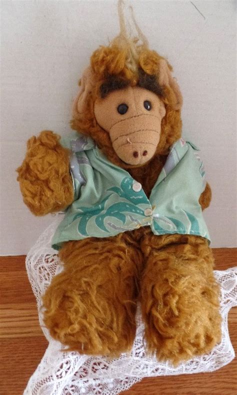 Vintage 1988 12 Alf Hand Puppet Needs To Be Brushed A Bit Etsy