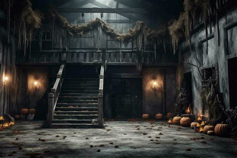 Haunted house on halloween celebration concept. Spooky house halloween ...