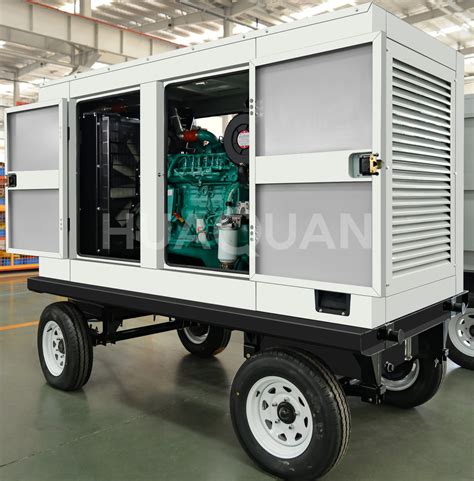 150kw 187 5kva Prime Generator Silent Canopy Trailer Diesel Genset With