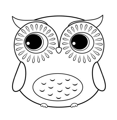 Printable Owl Coloring Pages