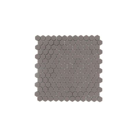 Echantillons Mosaique Mini Tomette Hexagonale Saddle X Mm Taupe