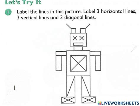 Free vertical and horizontal lines worksheet, Download Free vertical ...