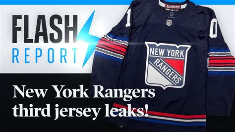 🔵🔴 FLASH: New York Rangers Third Jersey Leaks! - YouTube