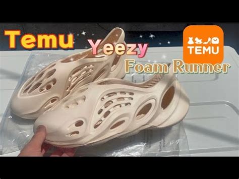 Heres An Actual Real Review Of The Temu Yeezy Foam Runner YouTube