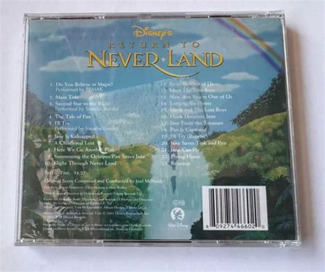 PETER PAN RETURN To Neverland Rare Cd 2002 Original Soundtrack Disney