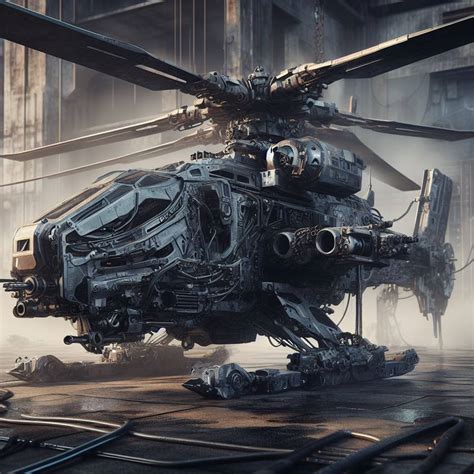 Futuristic helicopter by Pickgameru on DeviantArt