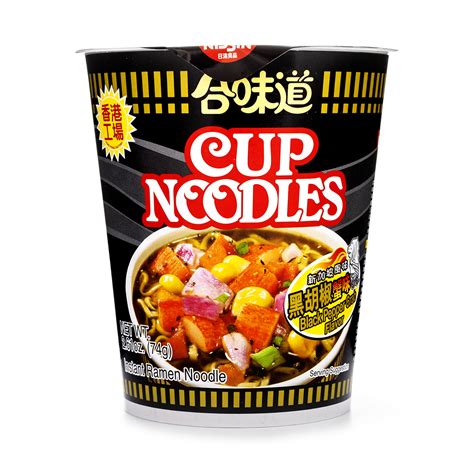 Get Nissin Cup Noodles Black Pepper Crab Flavor Delivered Weee