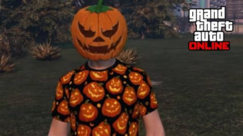 How To Get GTA Online Horror Pumpkin Mask Pumpkin Tee All Jack O