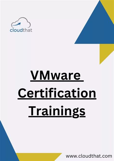 Ppt Cloudthat Vmware Certified Professional Powerpoint Presentation