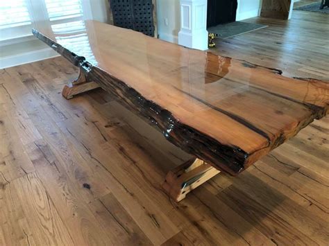 Sinker Cypress Live Edge Dining Table