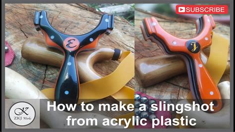 How To Make A Slingshot From Acrylic Plastic Youtube