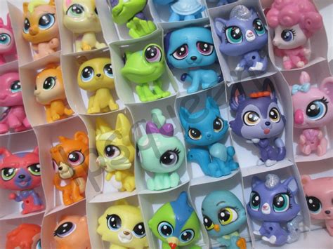 Littlest Pet Shop Lot of 7 Random New Edition Cutest Babies Over the Rainbow Lps