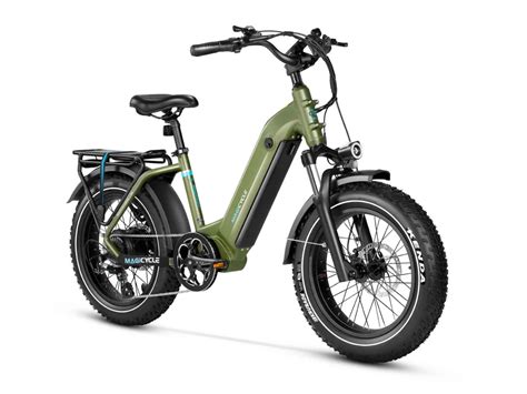 MAGICYCLE Ocelot Pro Long Range Step Thru Fat Tire Electric Bike