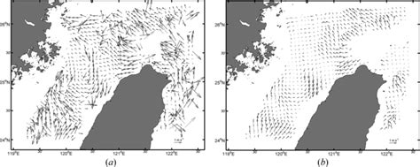 Sea Surface Currents Estimated For The Area Shown In Figure Using