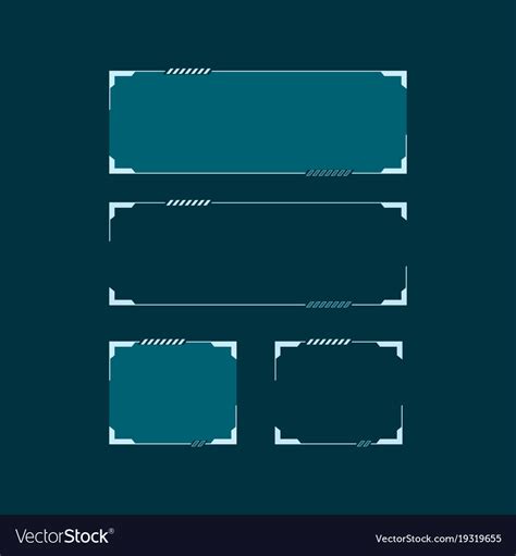 Sci fi modern futuristic hud user interface Vector Image