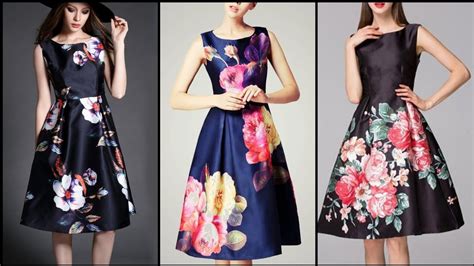 Gorgeous And Fabulous Vintage Style Beautiful Floral Print Aline Skater Dresses 2020 Youtube