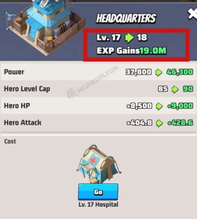 Last War Survival Game Efficient Ways To Get Hero Exp