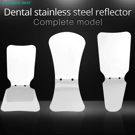 Dental Orthodontics Double Mirror Dental Photography Mirror Reflector