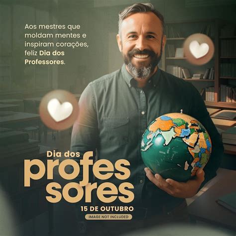 Que Dia É Dos Professores - Dia dos professores dia do professor | PSD Premium
