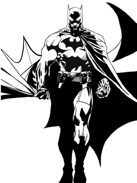 Free Batman Black And White Drawing Download Free Batman Black And