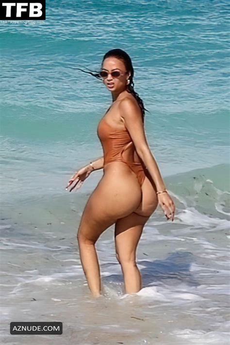 Draya Michele Sexy Seen Flaunting Her Hot Body At The Beach In Turks And Caicos Aznude