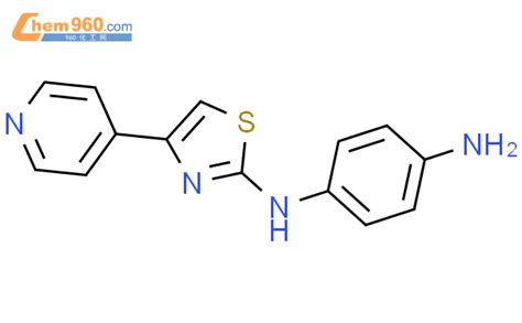 5746 80 5 N 4 pyridin 4 yl 1 3 thiazol 2 yl benzene 1 4 diamine化学式