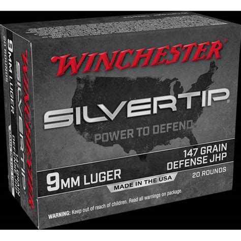 Winchester Mm Luger Gr Silvertip Hollow Point W Mmst Blain S