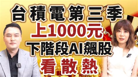 【自由女神邱沁宜 會員預告】台積電900不貴！第三季將千里之外！ai四大選股方向，帶你搭上飆股列車！ft王映亮 Youtube