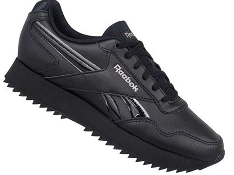 T Nis Reebok Royal Glide Ripple Double Mulher Preto Material